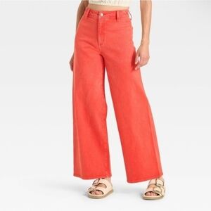Women's High-Rise Sailor Wide Leg Ankle Jeans - Universal Thread